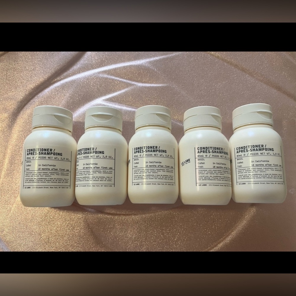 5 PCS Le labo conditioner apres-shampoing basil 85ml*5